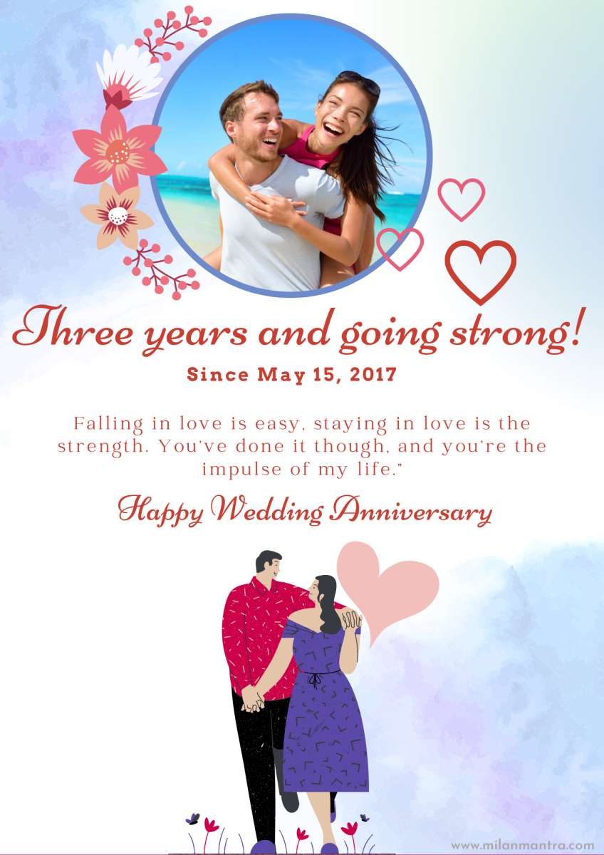 Download 20+ Unique Customised Anniversary Cards | Milan Mantra